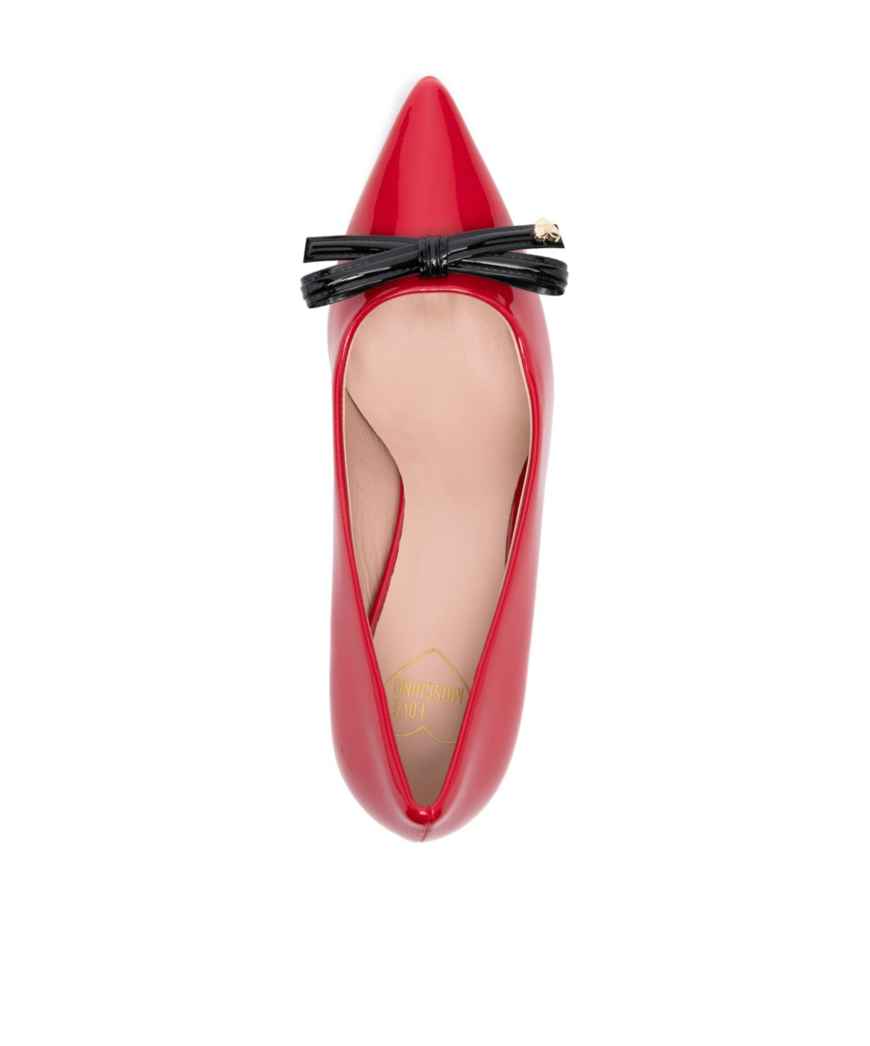 Moschino Pointed High Heels In Red