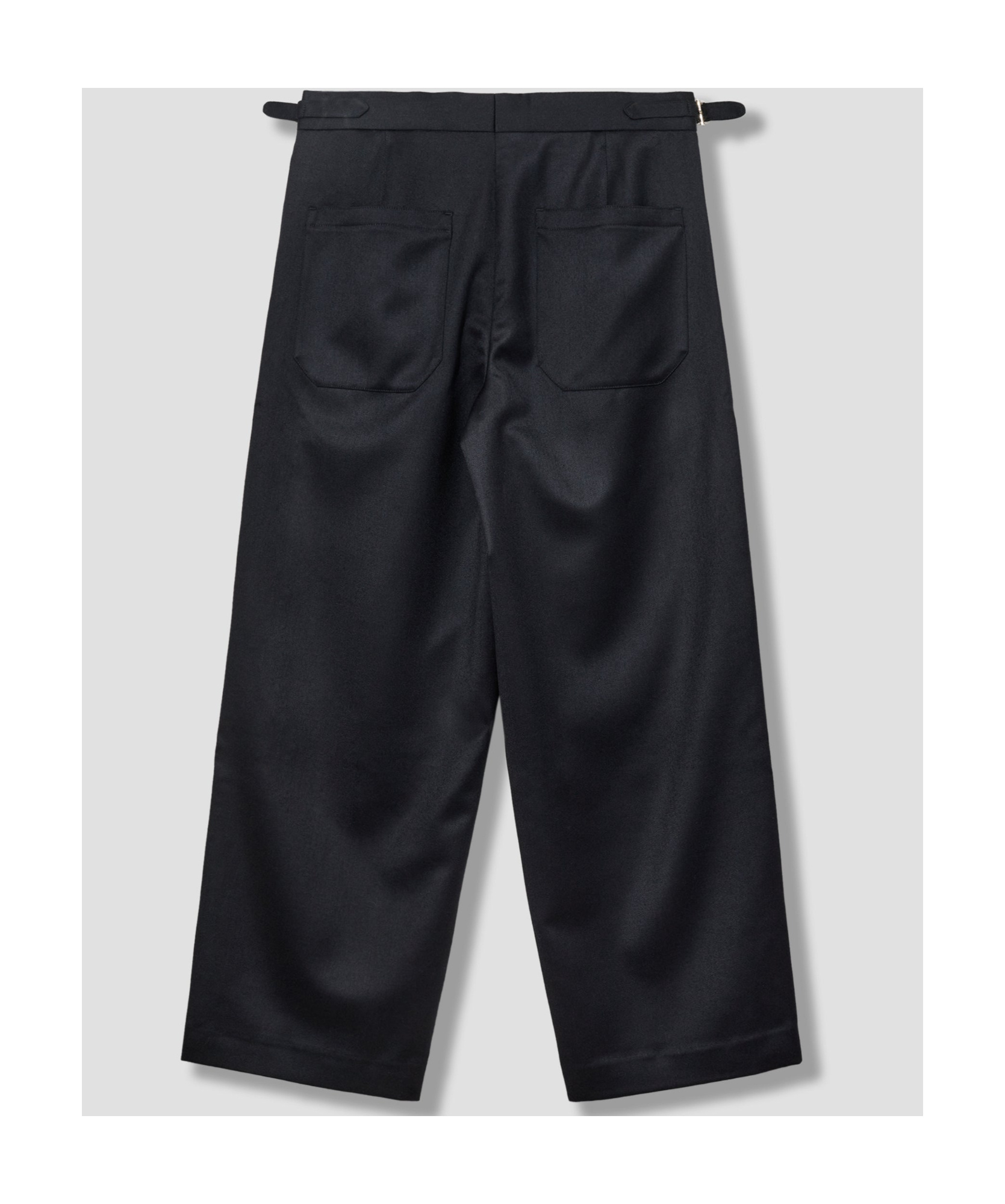 Bode Wide-leg Casual Pants In Black