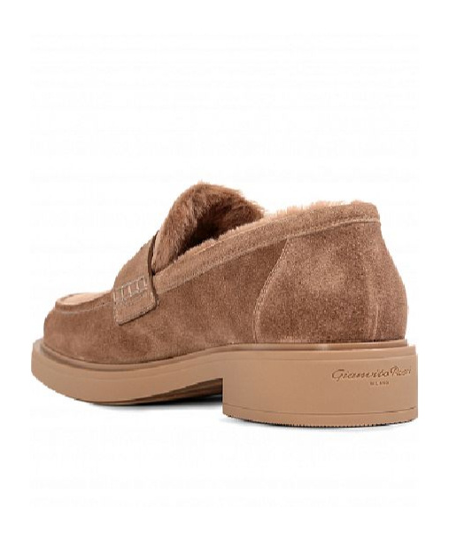 Gianvito Rossi Harris Suede Loafers In Brown