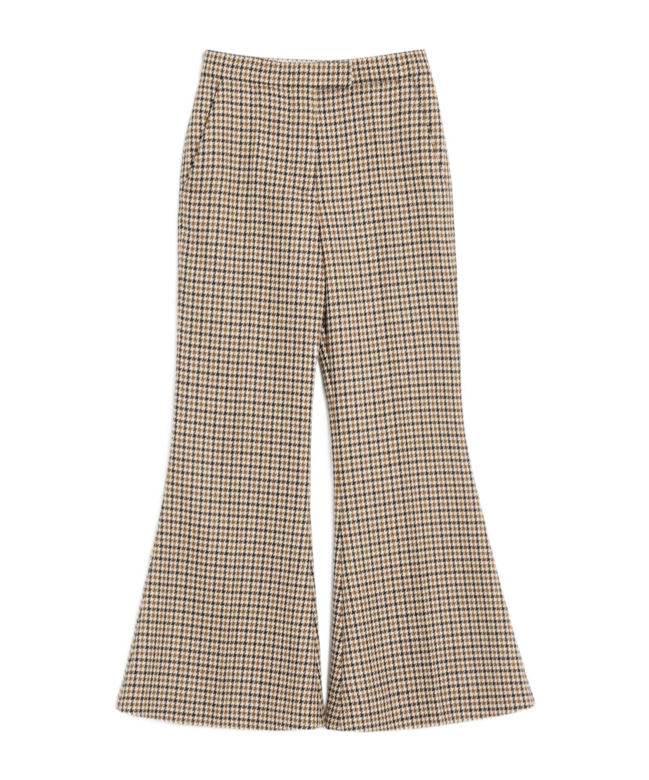 Valentino Houndstooth Casual Pants In Multi