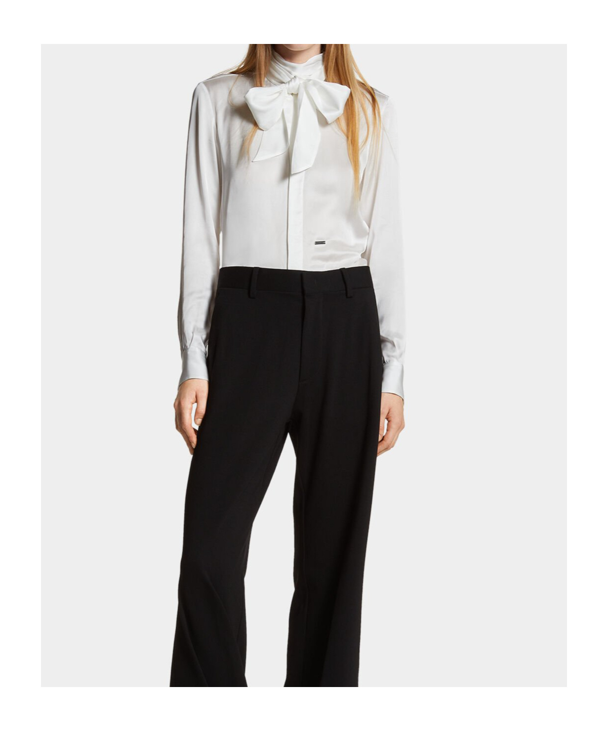 Dsquared2 Mid-rise Straight-leg Tailored Trousers In Black