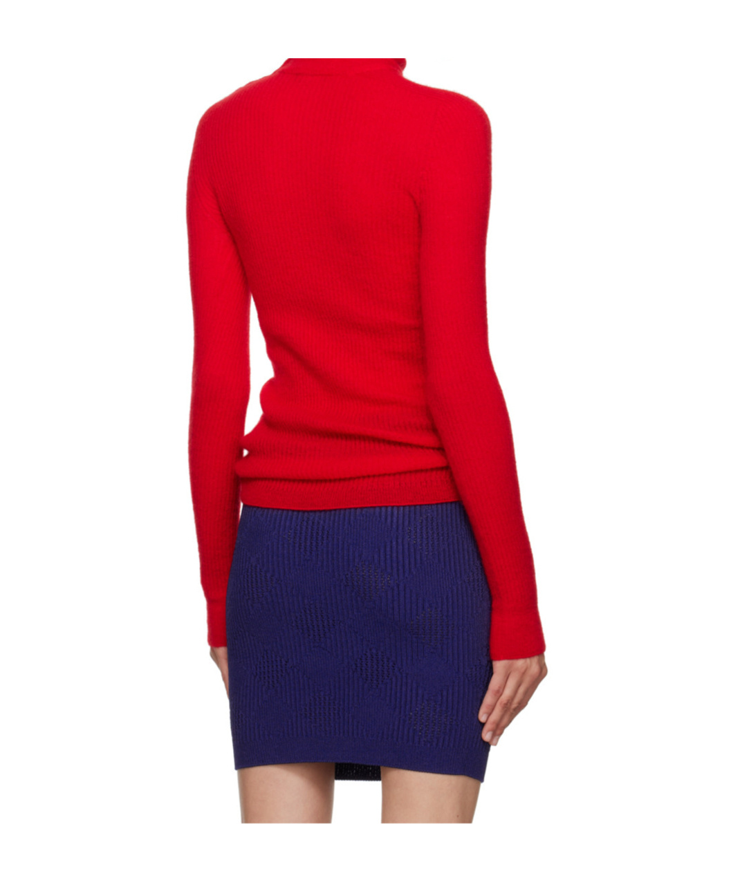 BALMAIN RIBBED-KNIT SWEATER