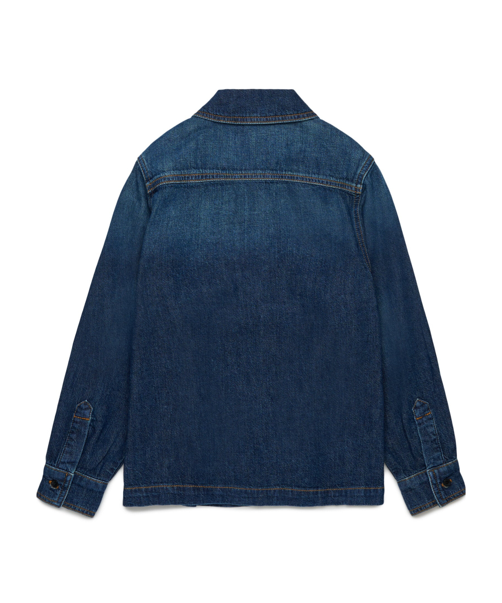 Marni Kids Button-up Denim Shirt In Blue