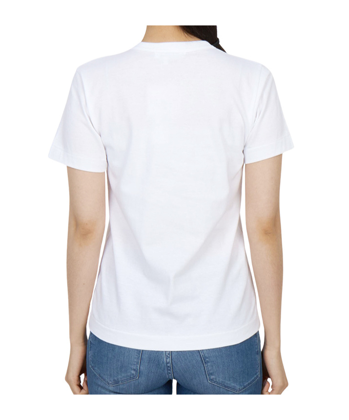 Comme Des Garçons Crew Neck T-shirt In White