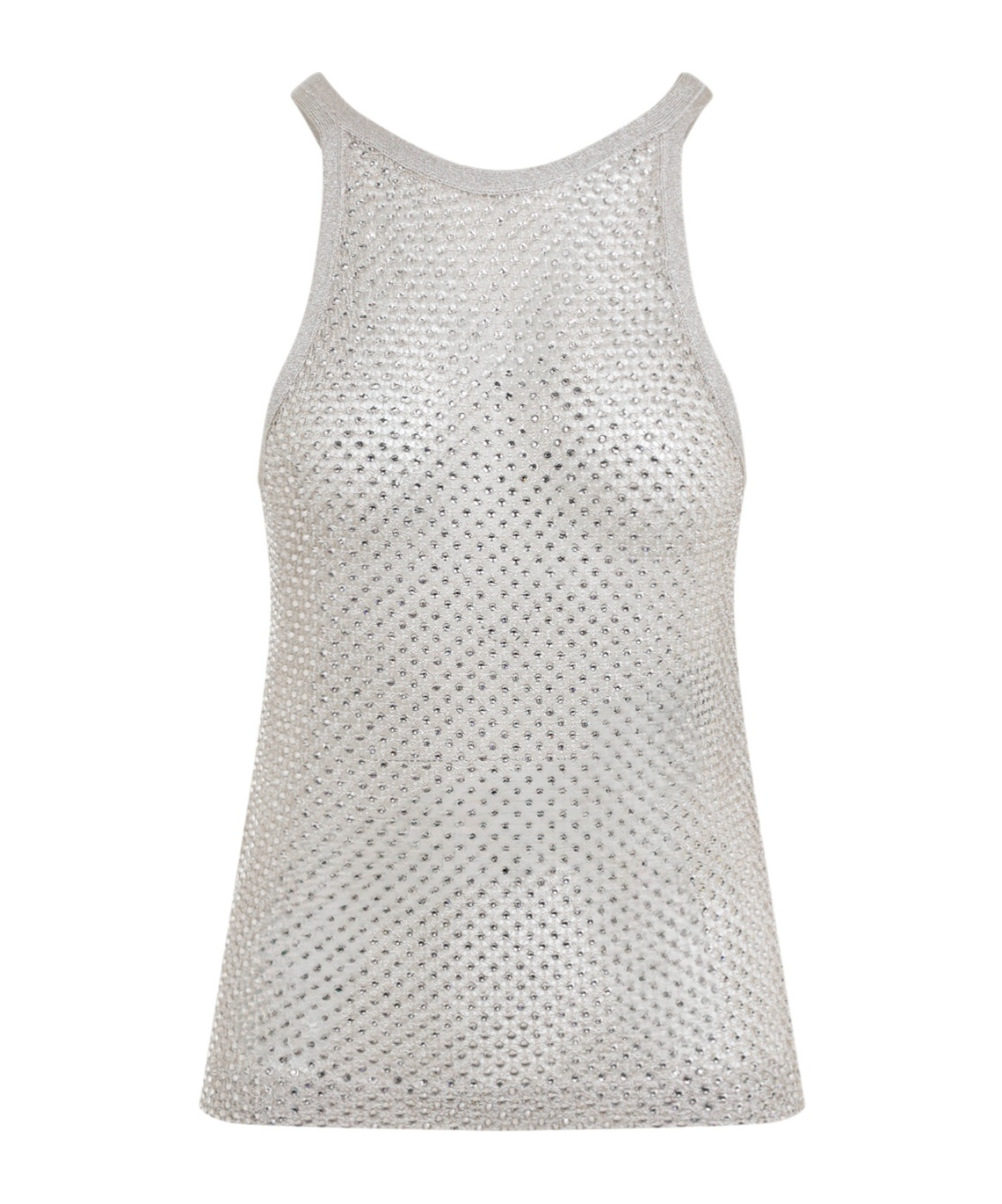 TOM FORD CRYSTAL-EMBROIDERED RACERBACK TANK TOP 