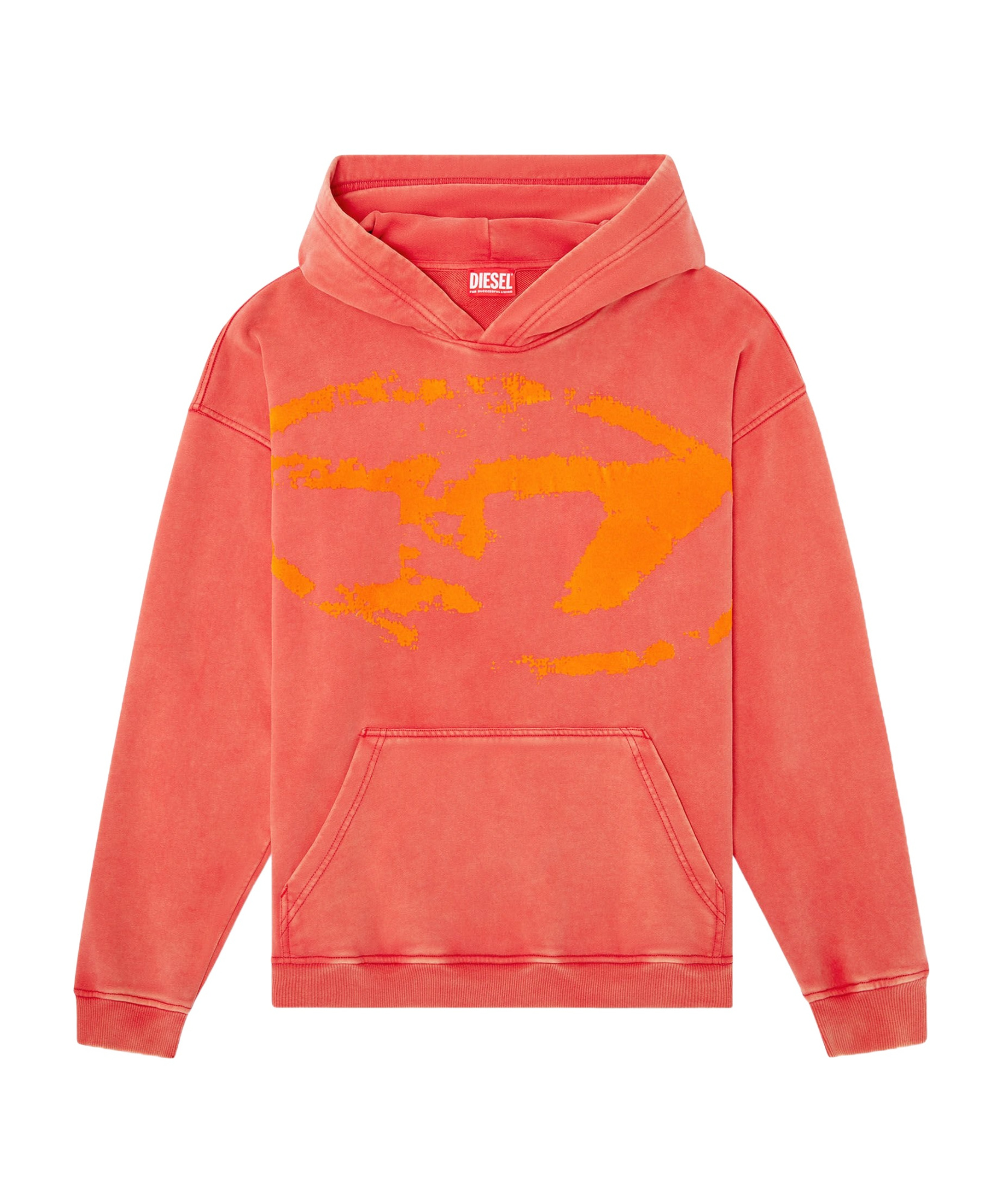 Diesel S-boxt-hood-r10 Hoodie In Red