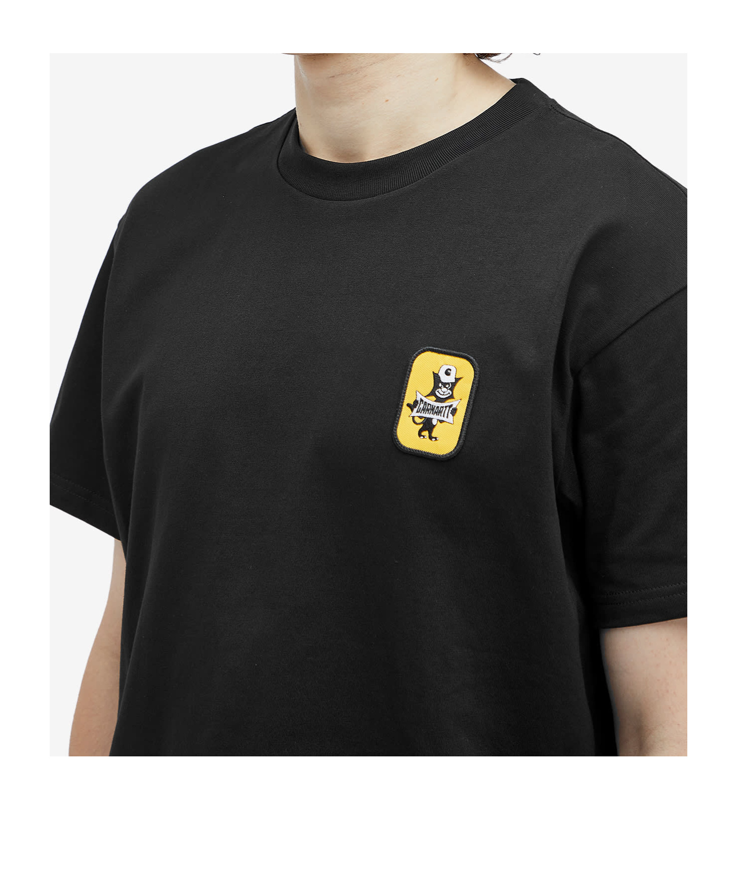 Carhartt Mens Black Signal Short-sleeve Cotton-jersey T-shirt In Black