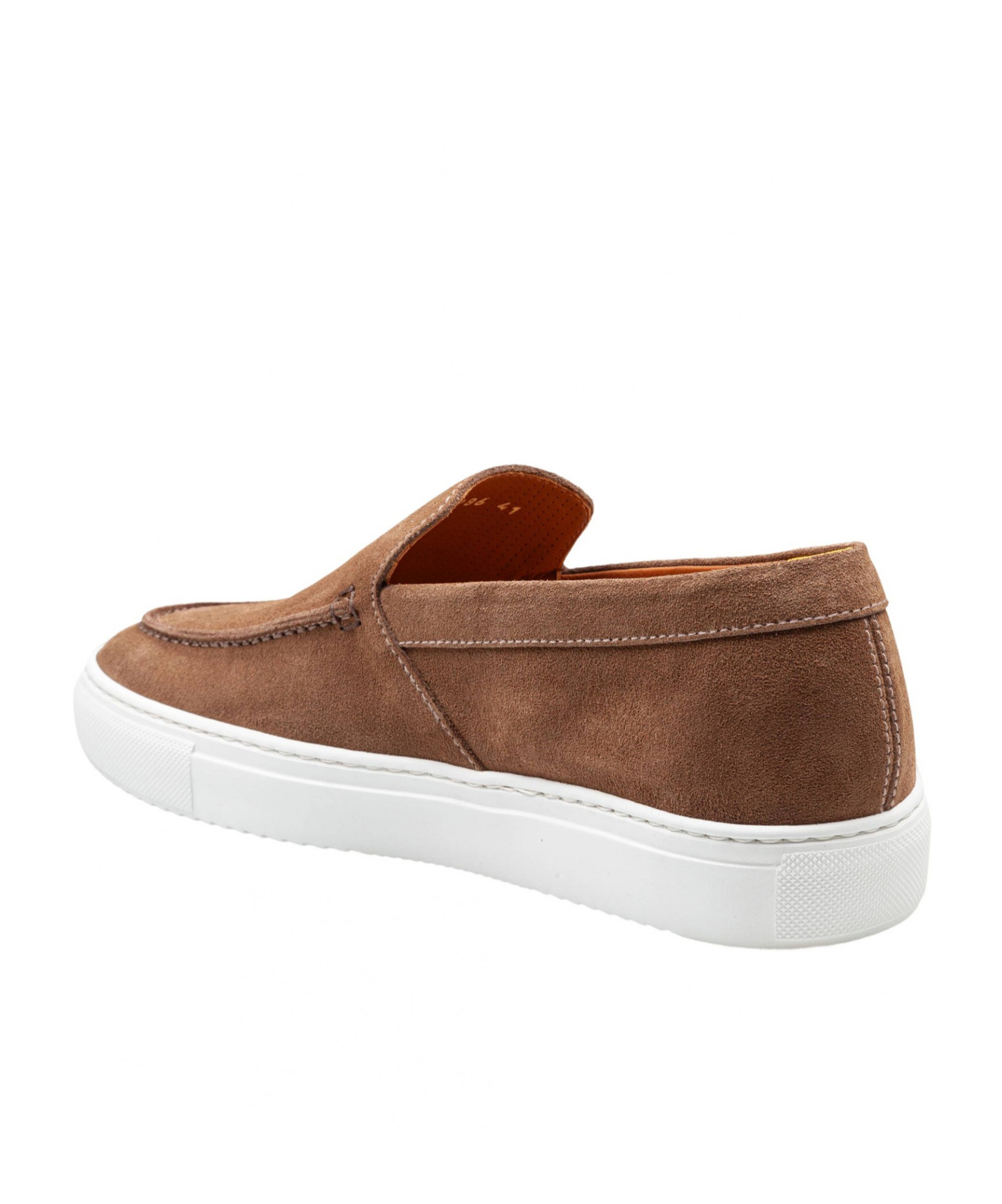 Doucal's Doucals Moccasin In Vision Color Suede In Brown