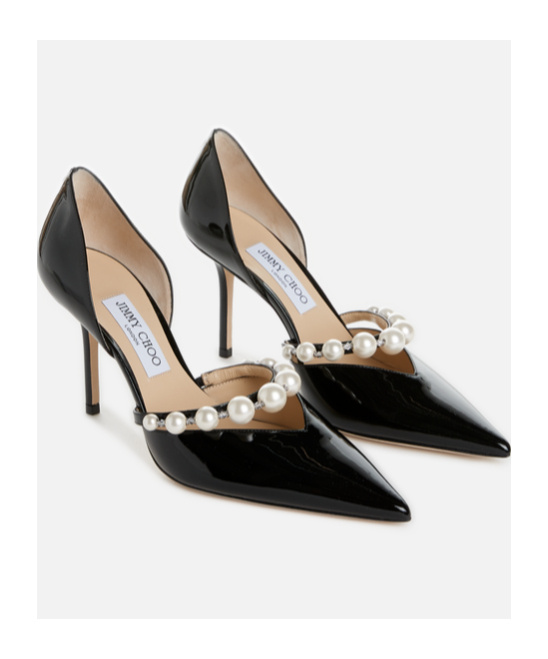 Jimmy Choo Logo High Heels In Multicolor
