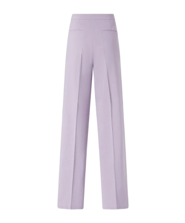 Pinko Woven Palazzo Pants In Purple