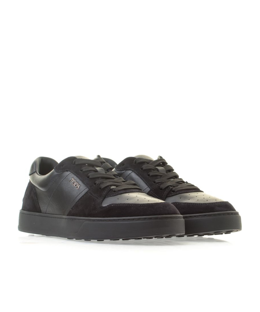 Tod's Logo Sneakers In Black