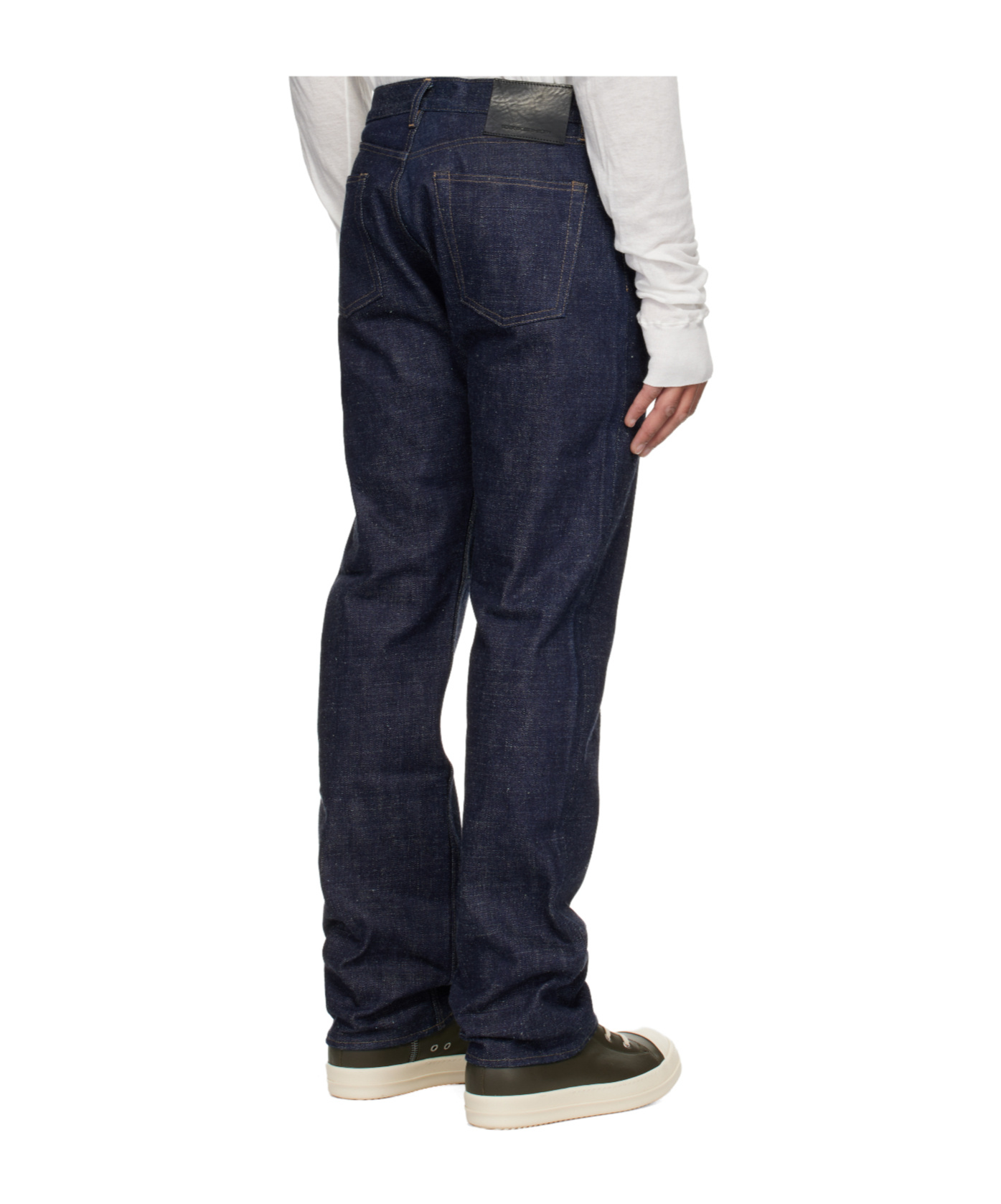 Rick Owens Drkshdw Non-stretch Straight Leg Jeans In Black