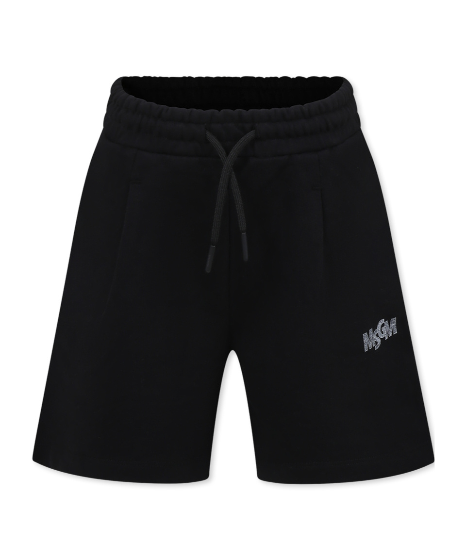 MSGM COTTON TRACK SHORTS