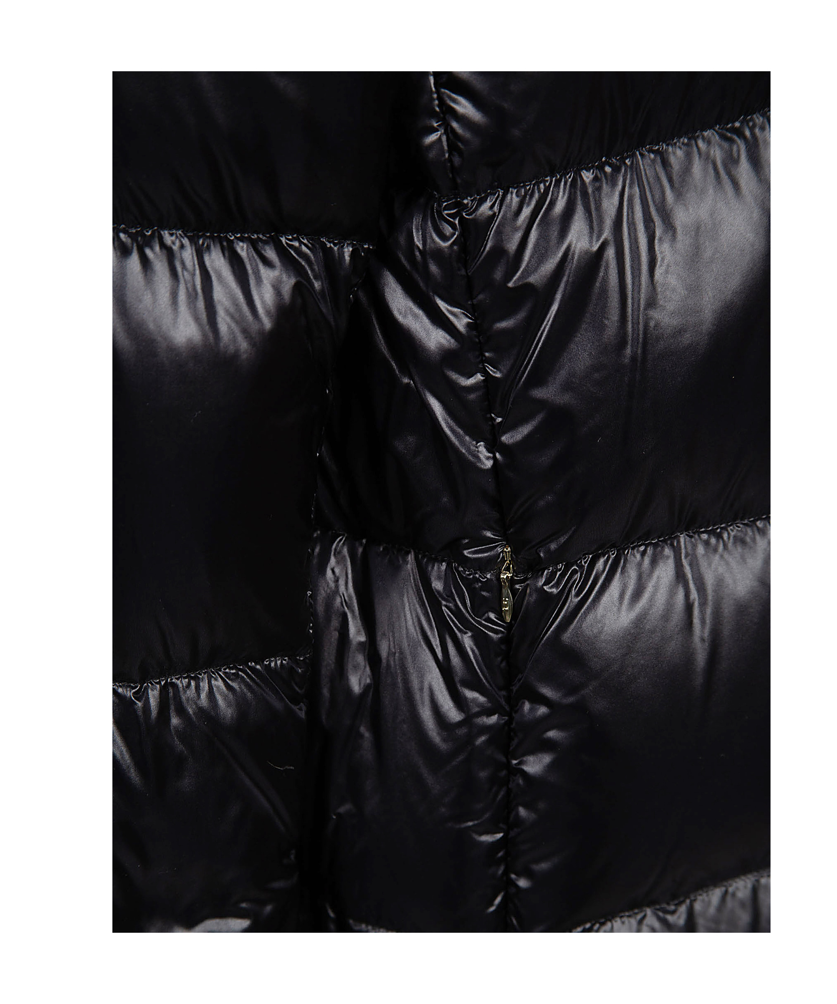 Herno Faux-fur Collar Puffer Jacket In Black