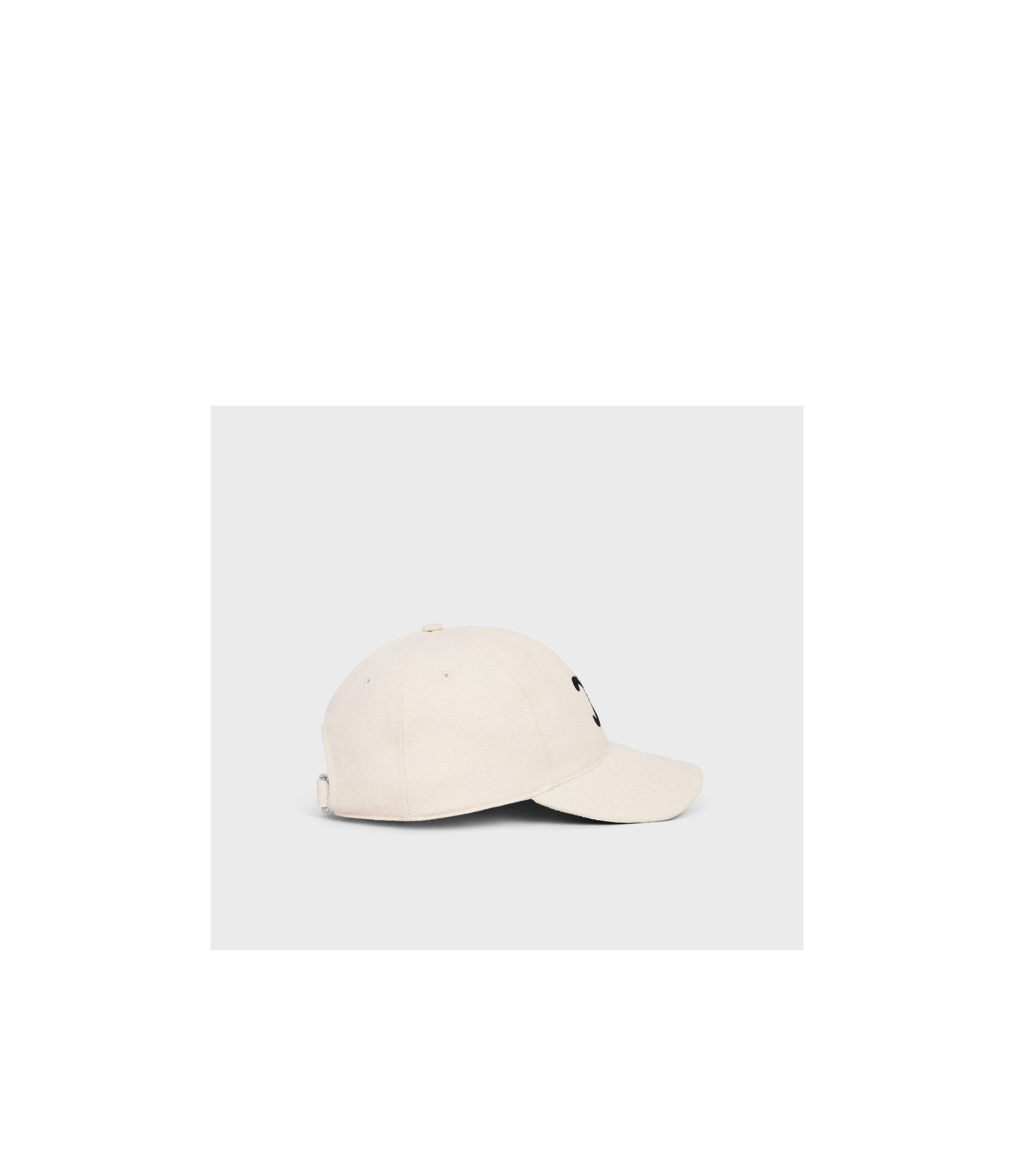 Celine Triomphe Baseball Cap In White