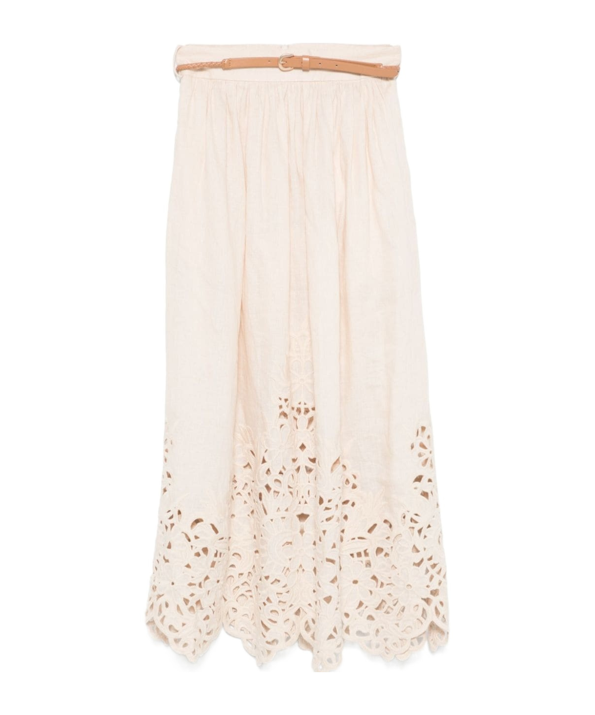 ZIMMERMANN WYLIE MID-LENGTH SKIRT 