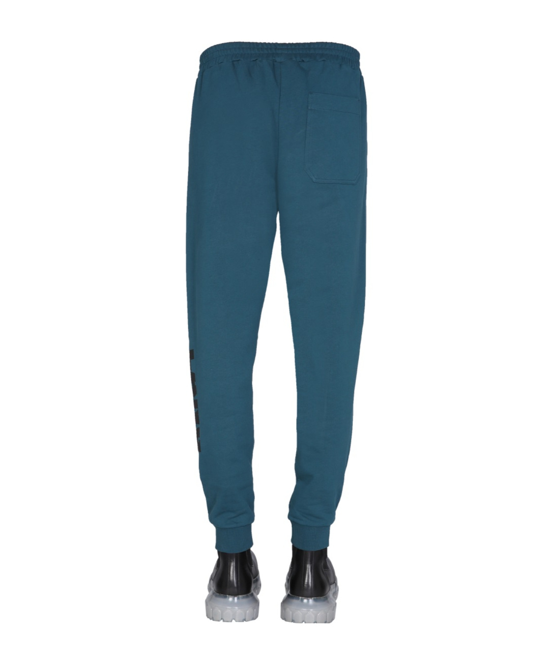 Helmut Lang Elastic Waist Track Pants In Blue