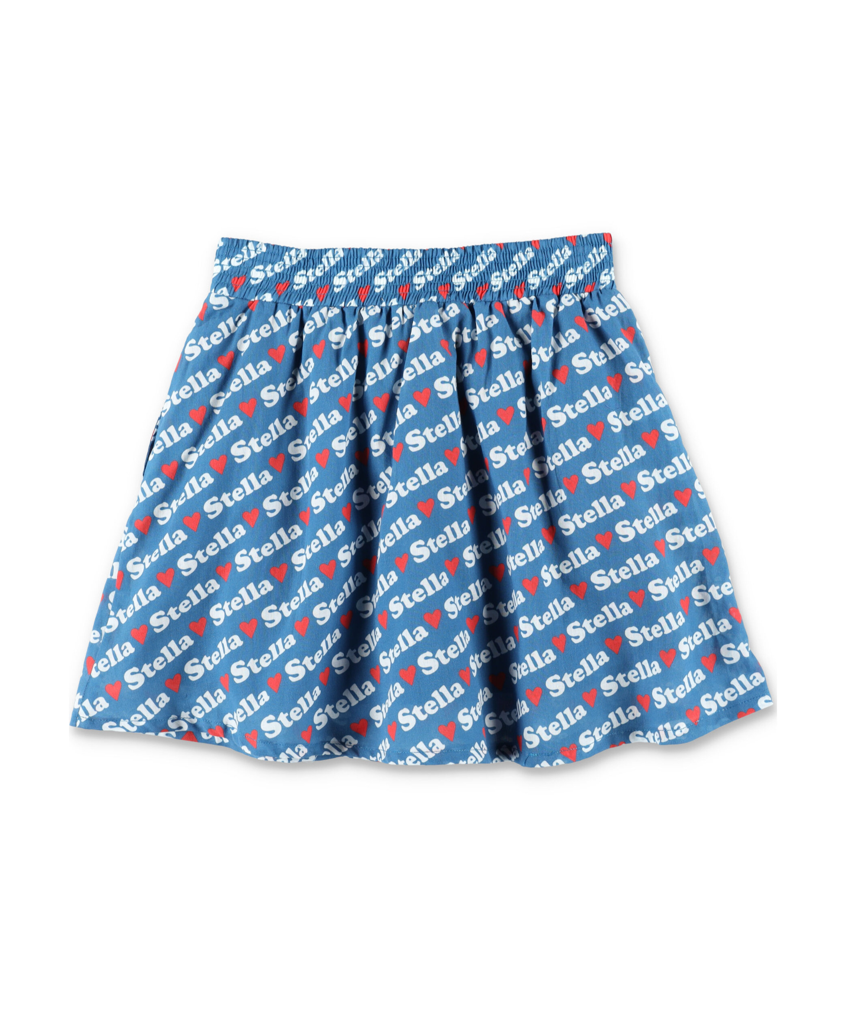 Stella Mccartney Kids All-over Printed Skirt In Blue