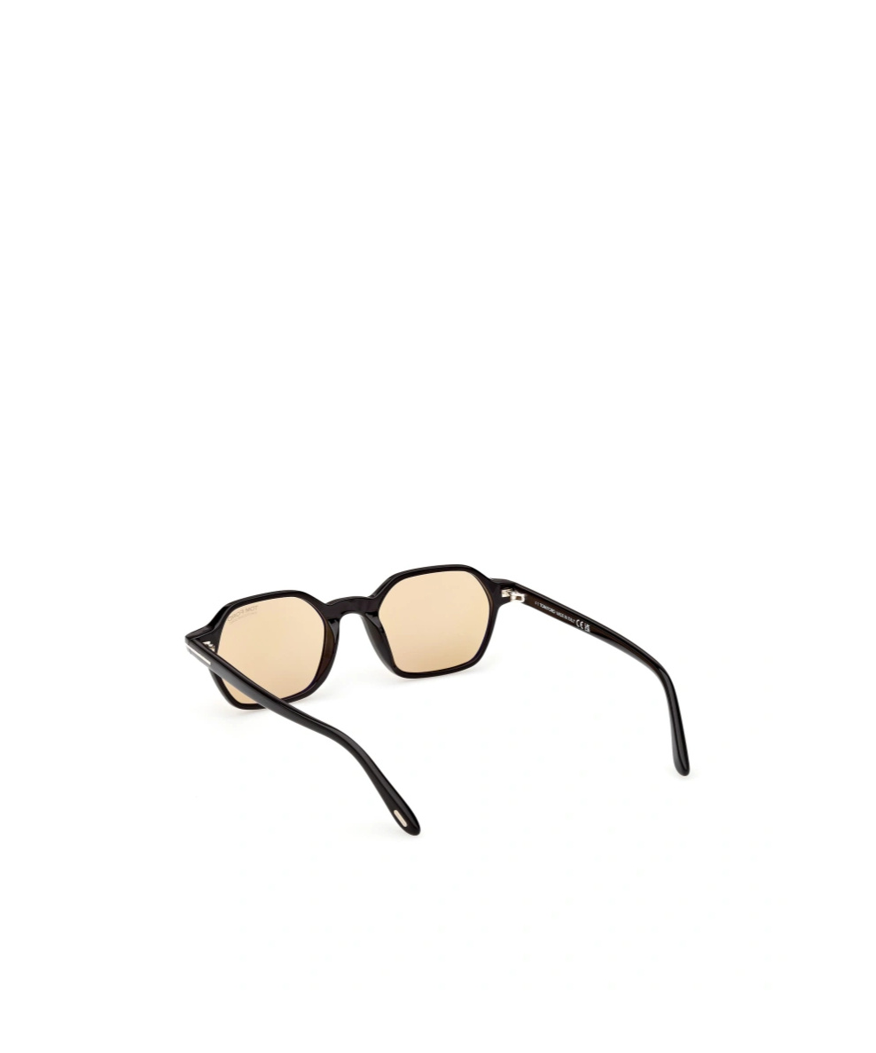 Tom Ford Eyewear Geometric Frame Sunglasses In Black