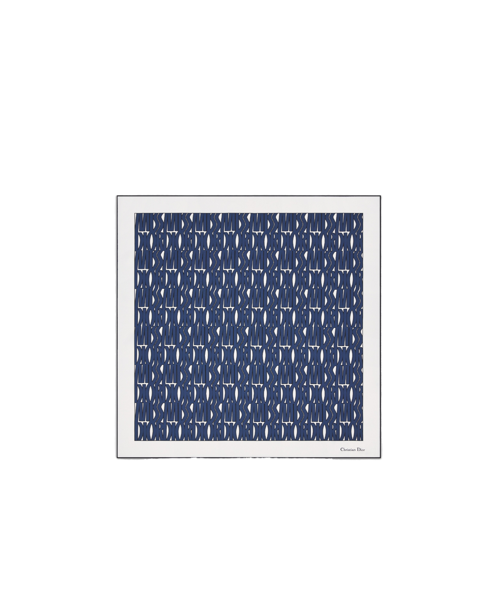 Dior Logo Square In Blue