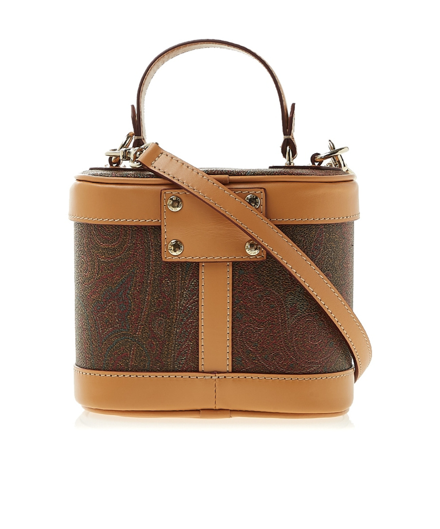 Etro Pattern Shoulder Bag In Brown