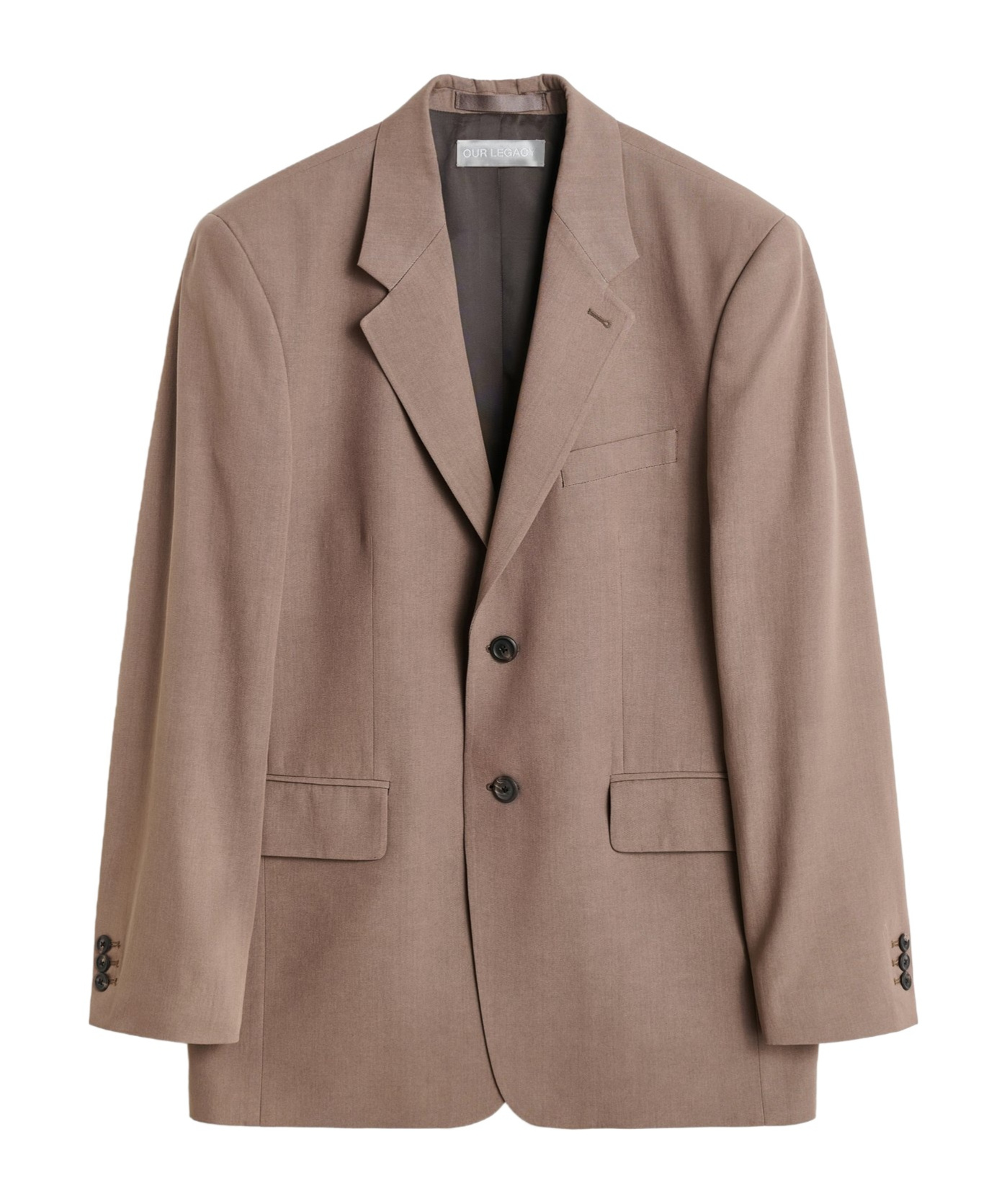 Our Legacy Vienna Single-breasted Blazer In Brown