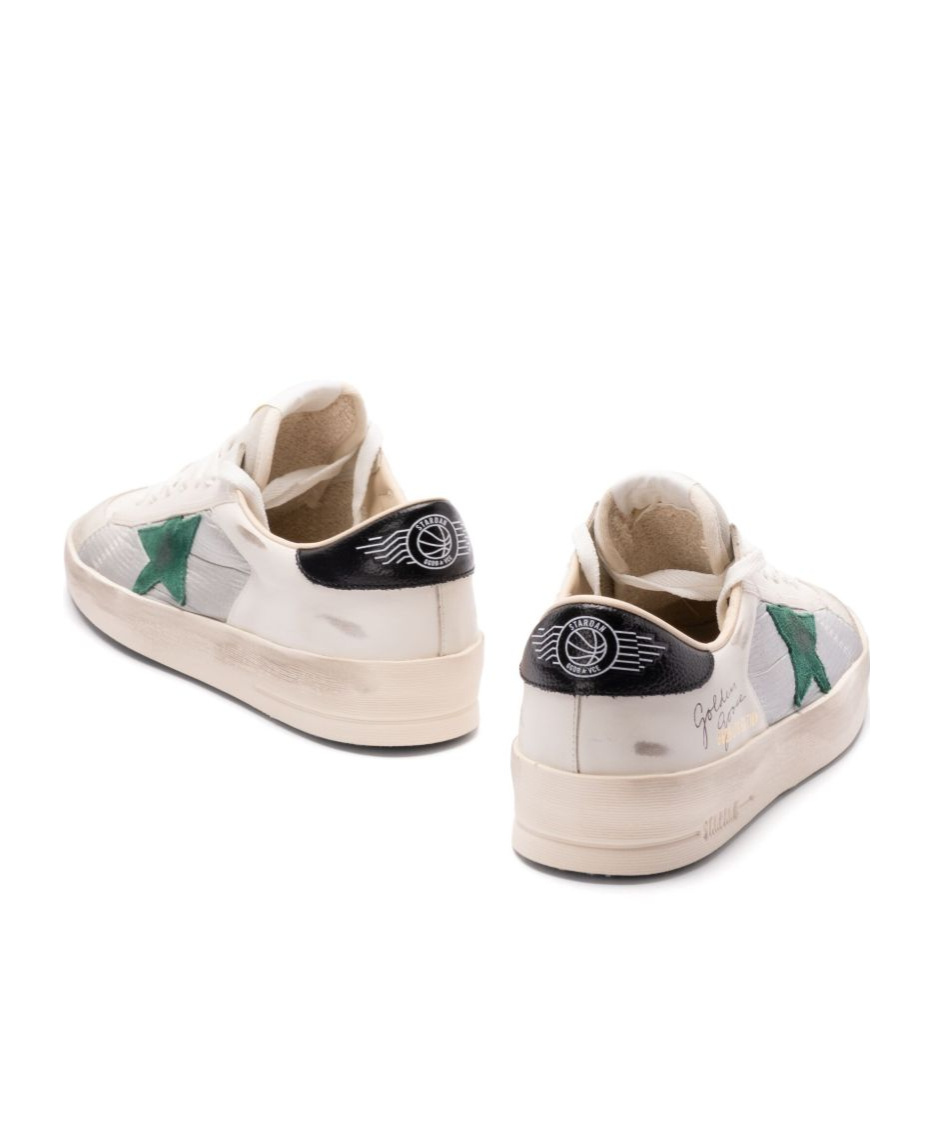 Golden Goose Stardan Leather Sneakers In Nude