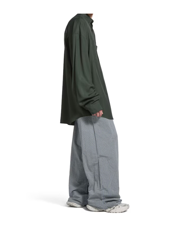 Balenciaga Utility Shirt In Green