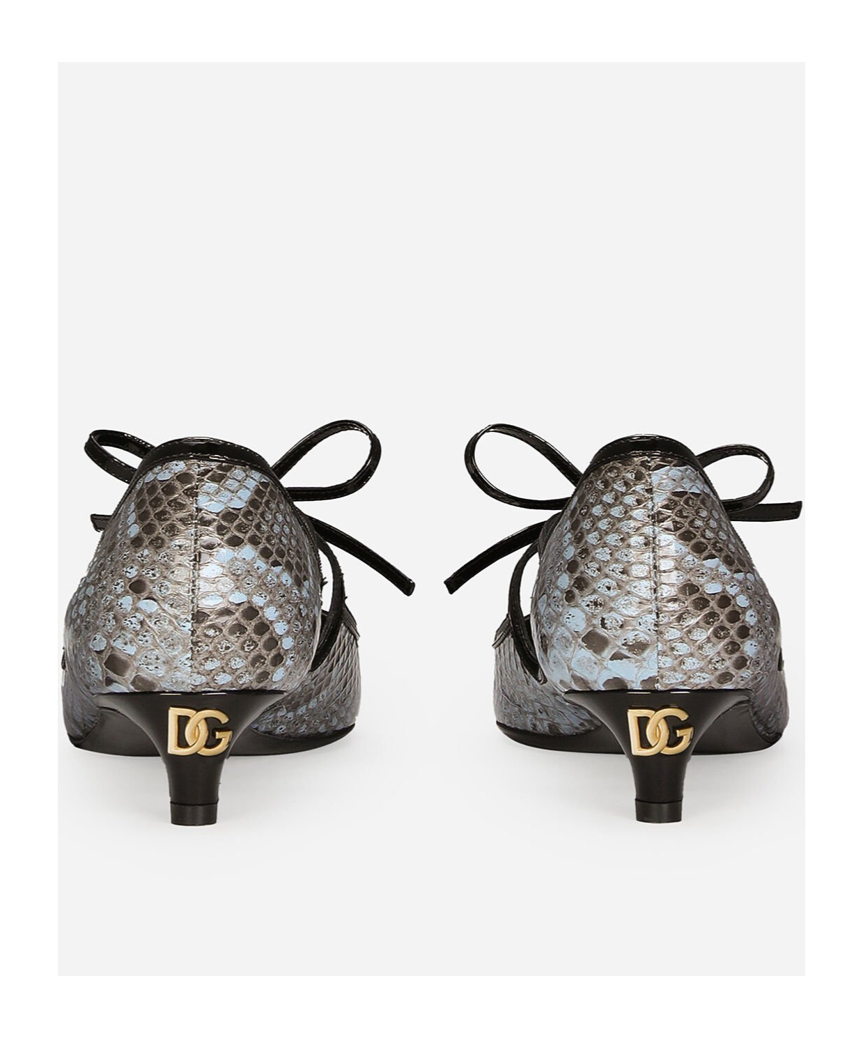 Dolce & Gabbana Logo High Heels In Black