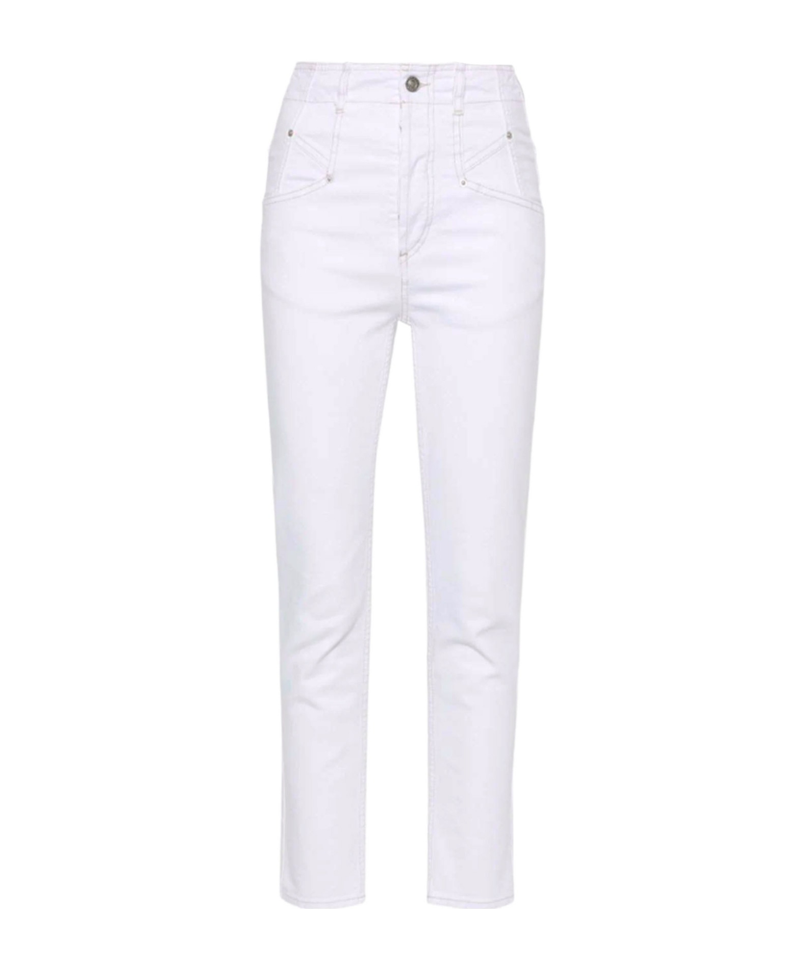 ISABEL MARANT LOGO LOGO DENIM TROUSERS