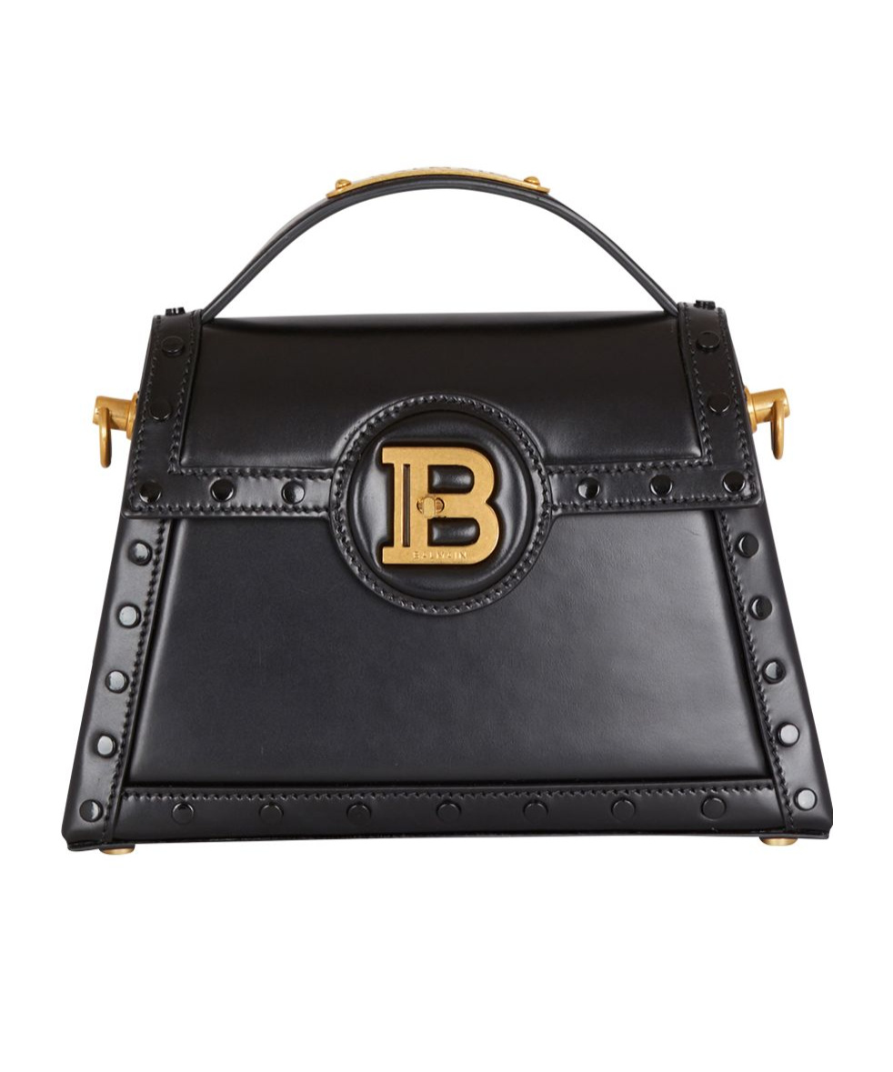 BALMAIN B-BUZZ DYNASTY LOGO SHOULDER BAG