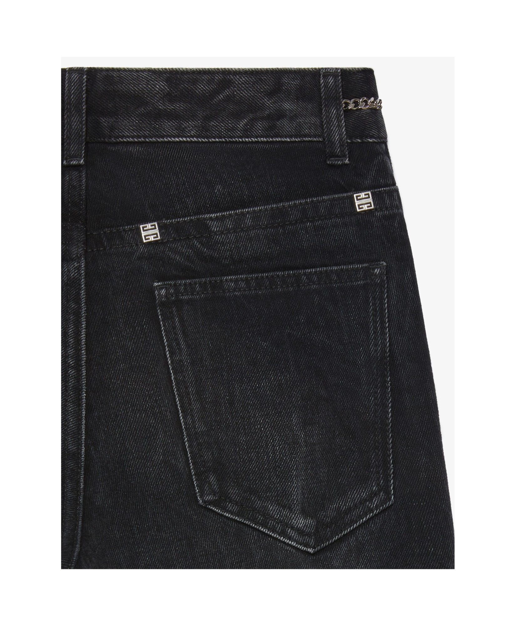 Givenchy Logo-plaque Bootcut Jeans In Black