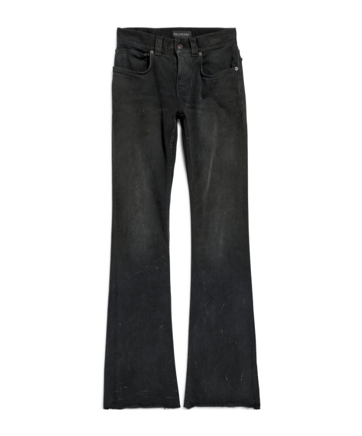 Balenciaga Bootcut Slim-fit Trousers In Animal Print