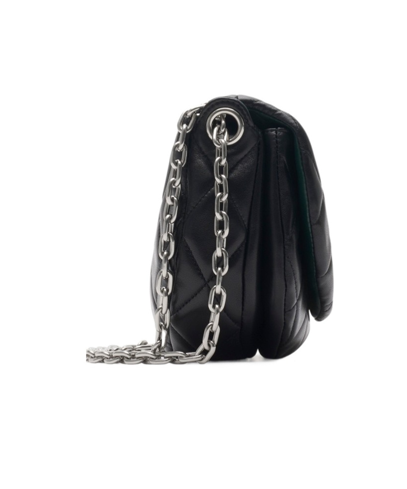 Burberry Rocking Horse Saddle Bag In Black