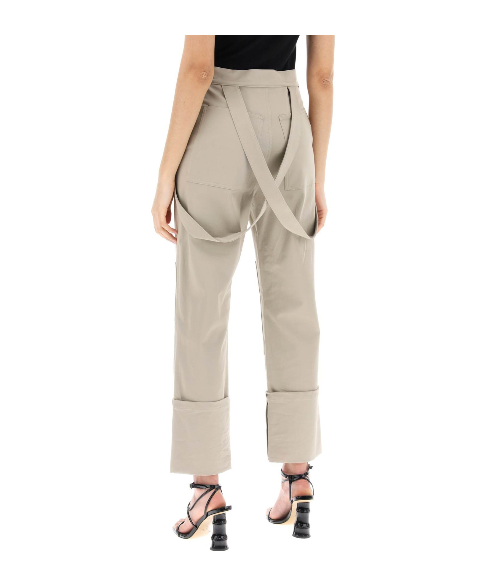 Max Mara Overalls Casual Trousers In Nude