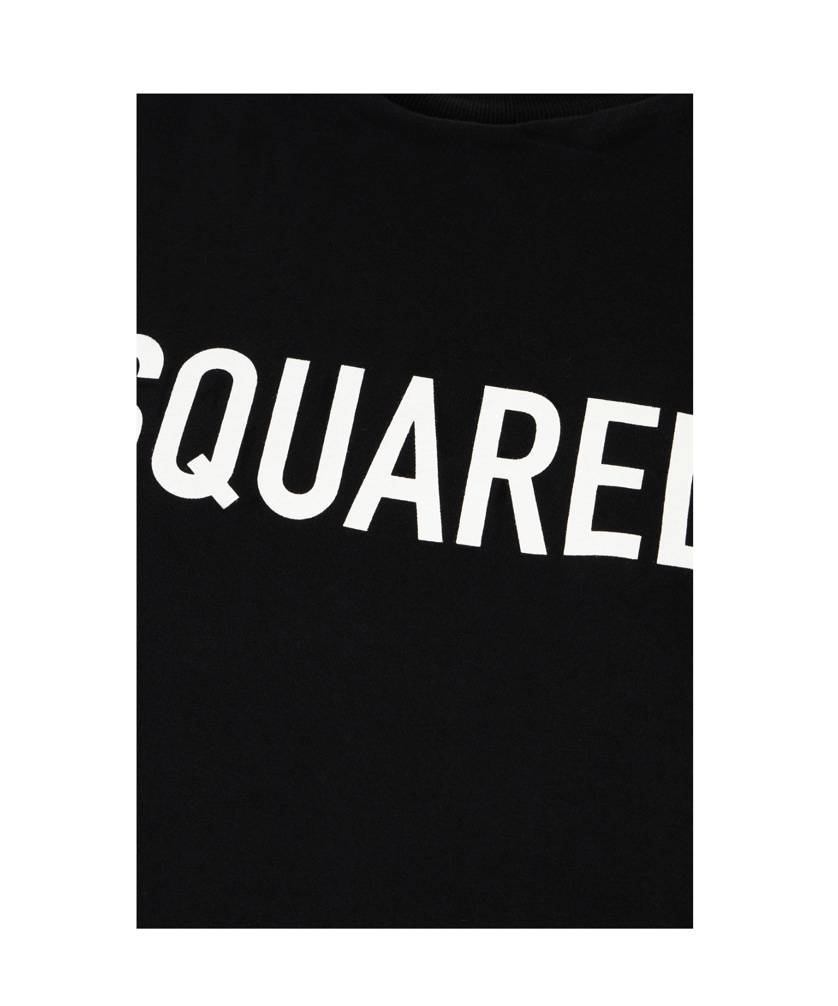 Dsquared2 Oversize Cotton Crew-neck T-shirt In Black