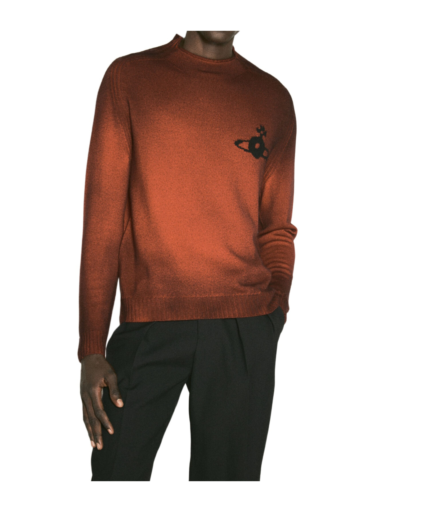 Vivienne Westwood Sean Painted Sweater In Brown