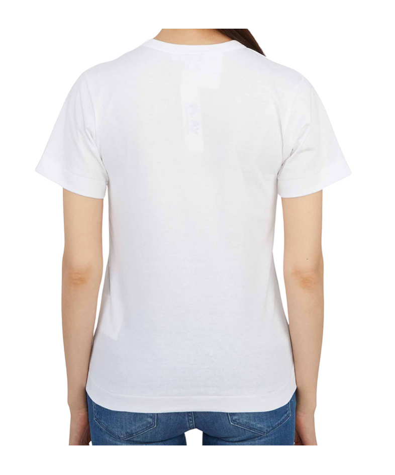 Comme Des Garçons Crew Neck T-shirt In White