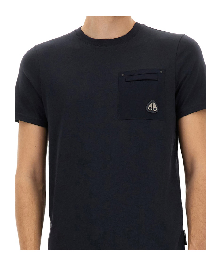 Moose Knuckles Tshirt Dalon In Black