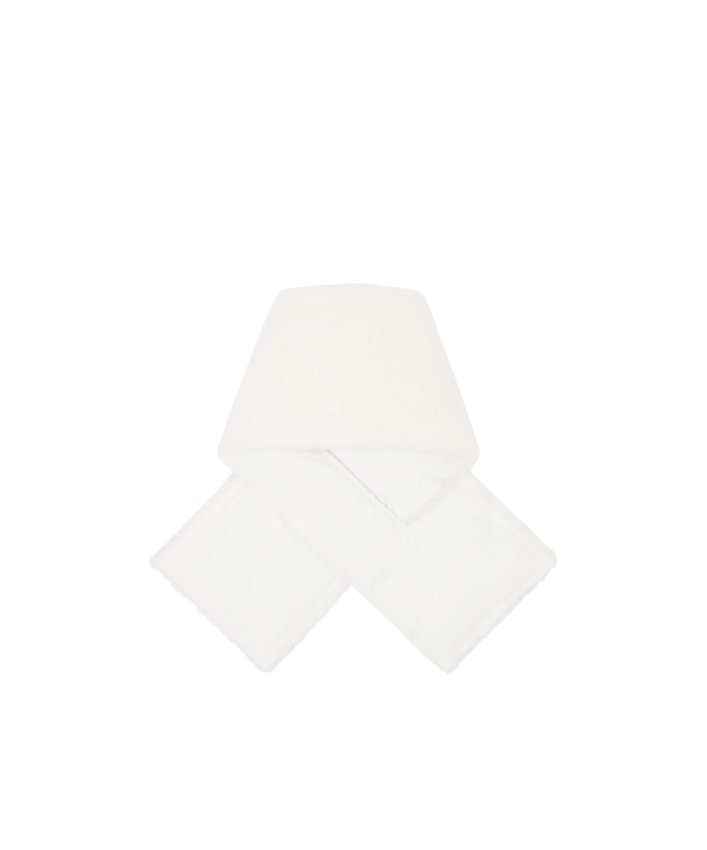Shop Yves Salomon Technique Scarf In White
