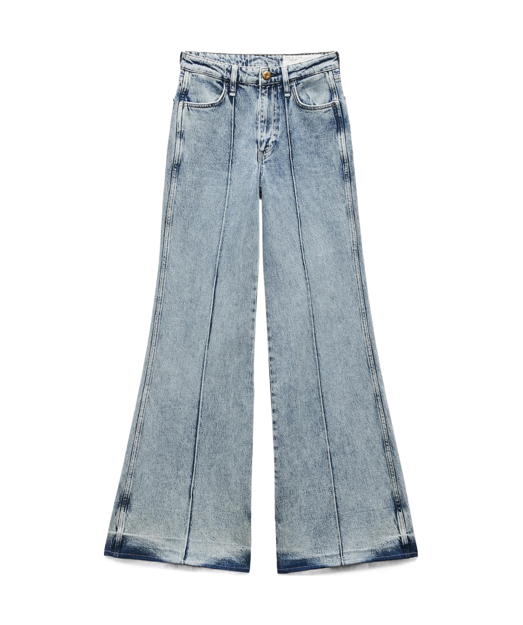 Rag & Bone Skylar High-rise Trouser Jeans In Light Indigo