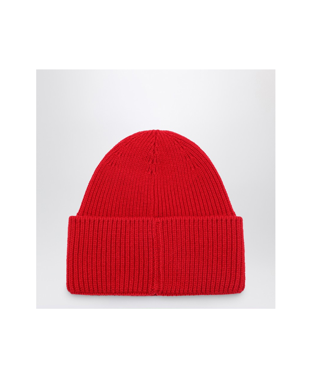 Destin Surl Rib Knitted Cap In Red