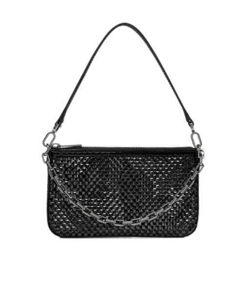 Shop Christian Louboutin Zippered Shoulder Bag In Black