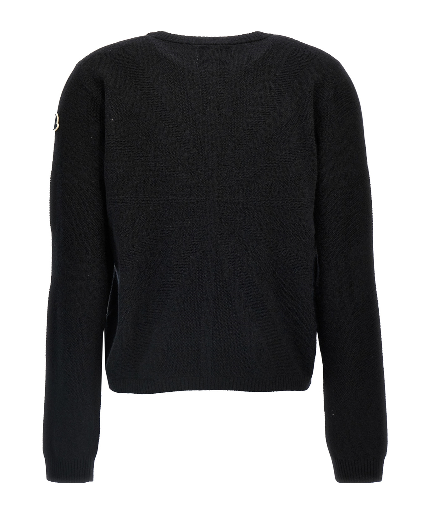 MONCLER X RICK OWENS LOGO-EMBROIDERED SWEATER 