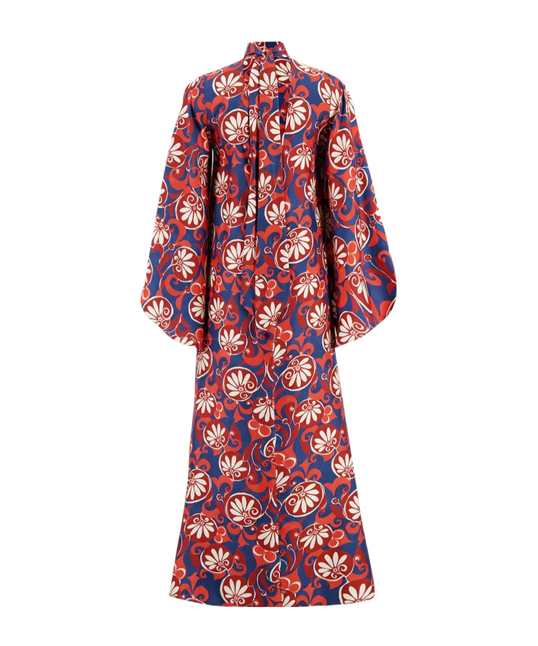 La Doublej Magnifico Moonflower-print Silk Dress In Multi