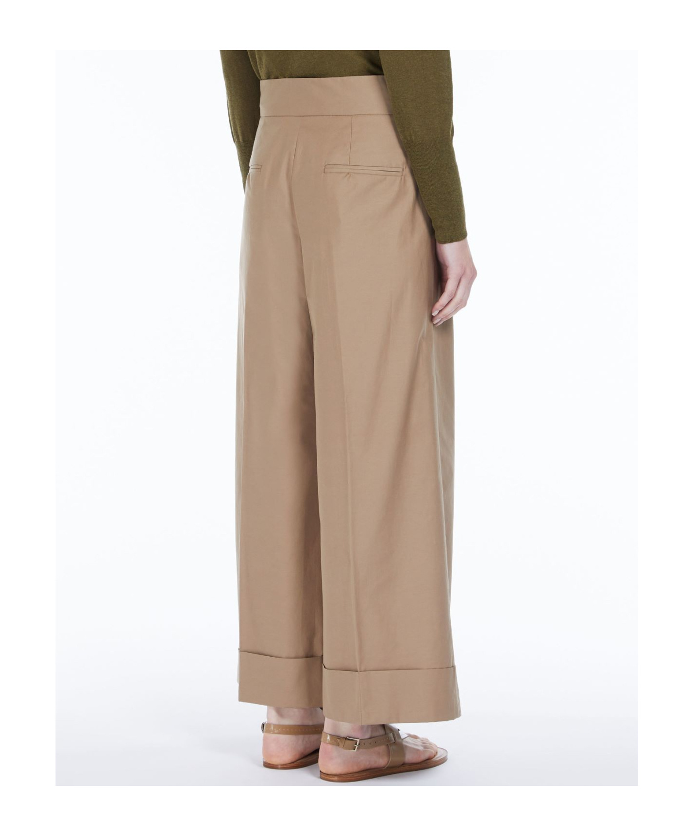 Max Mara Pleated Balloon Trousers In Nude