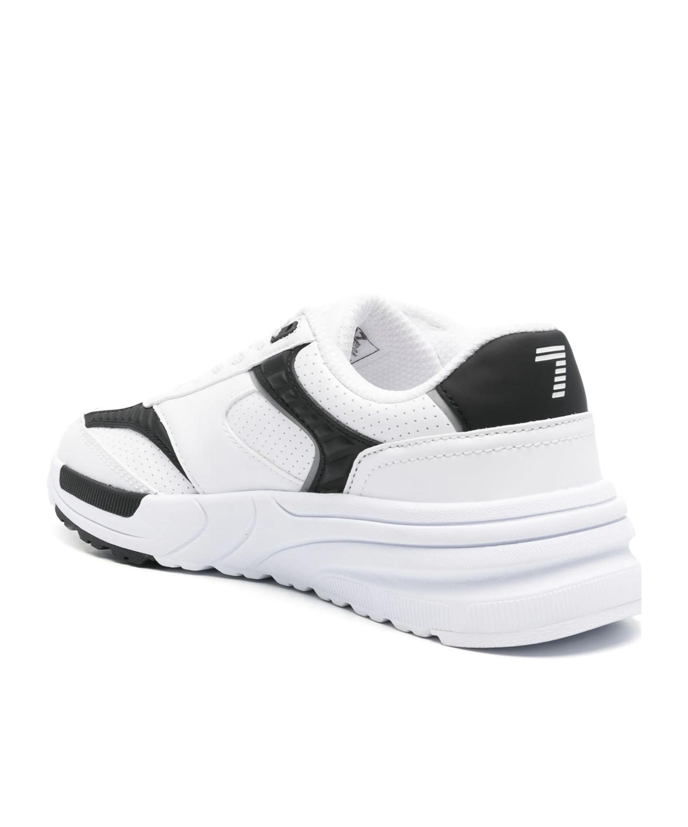 Ea7 Logo Sneakers In White