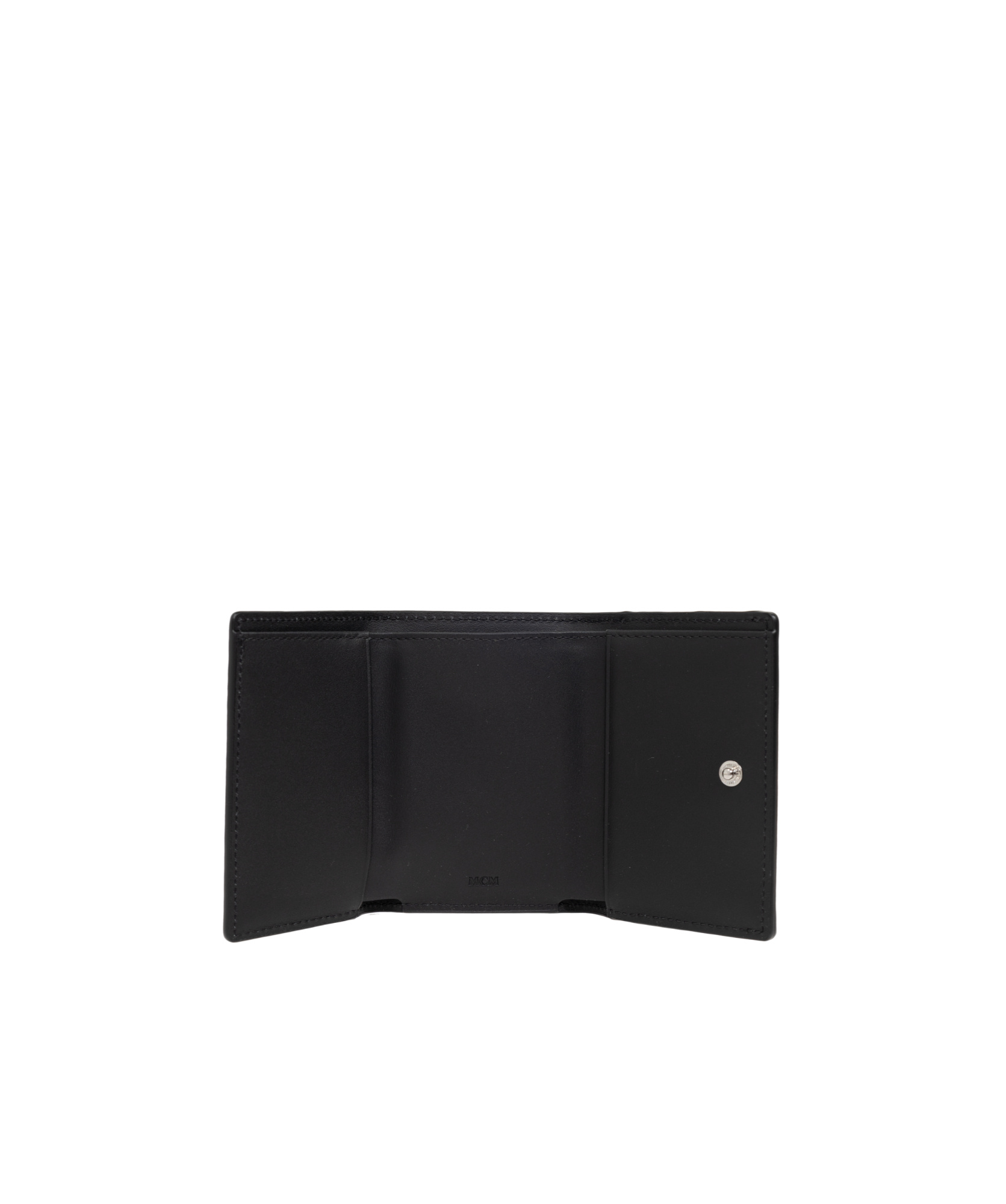 Mcm Folding Wallet In Black