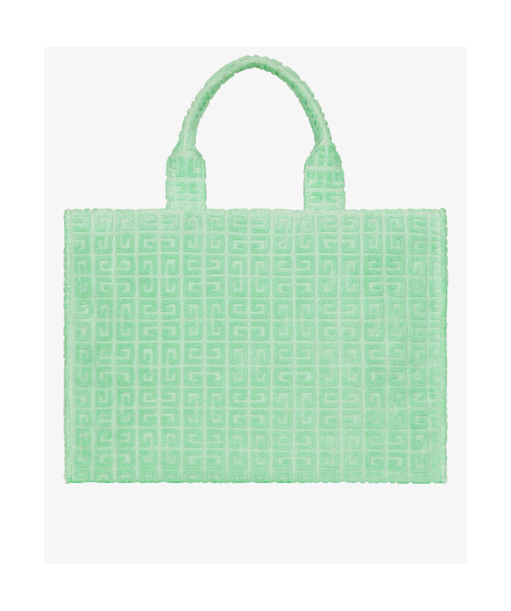 Givenchy Medium 4g Towelling-finish Tote Bag In Green
