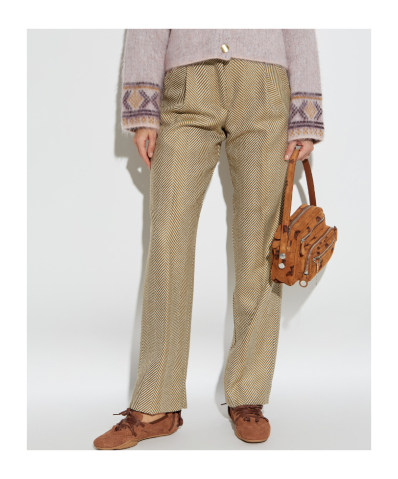 Forte Forte Belt Loop Casual Pants In Neutral